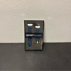 Cagos Dark Blue Sport Watch Band For Smart Watches, High Quality Strap